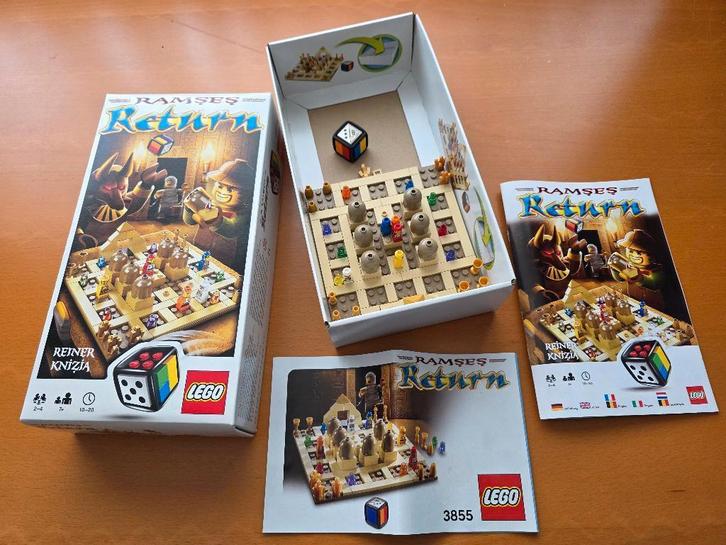 Lego 3855 Ramses Return Bordspel, Hobby en Vrije tijd, Gezelschapsspellen | Bordspellen, Zo goed als nieuw, Een of twee spelers