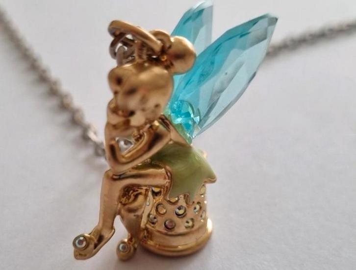 Disney Couture Tinkerbell Ketting - Zo Goed Als Nieuw!, Sieraden, Tassen en Uiterlijk, Kettingen, Zo goed als nieuw, Overige materialen