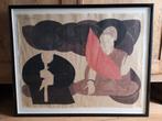 Schilderij van Vietnamese kunstenaar Pham Cam Thuong, Ophalen