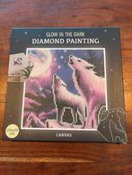 Glow in the Dark Diamond Painting - Wolven, Ophalen of Verzenden, Nieuw, Materiaal
