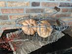 Brocante langwerpige ijzeren draadmand, Huis en Inrichting, Woonaccessoires | Schalen en Manden, Overige materialen, Gebruikt