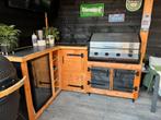 Buitenkeuken incl. Cadac 4-pits Gas BBQ en koelkast, Tuin en Terras, Buitenkeukens, Ophalen, Gas, Vrijstaand, Gebruikt