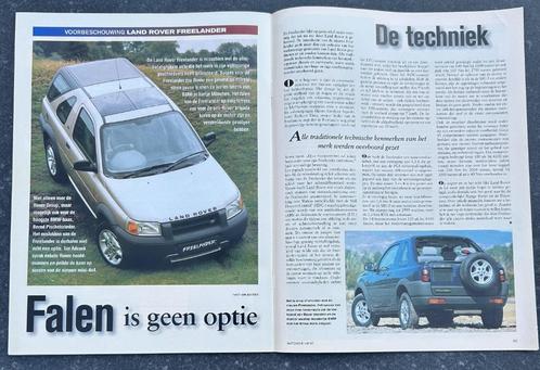 Land Rover Freelander in Autovisie 1997, Boeken, Auto's | Folders en Tijdschriften, Gelezen, Overige merken, Ophalen of Verzenden