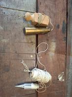 2x oud schietlood, Ophalen of Verzenden