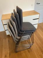 Zes eetkamerstoelen (LILLÅNÄS, IKEA), Ophalen, Gebruikt, Metaal, Vijf, Zes of meer stoelen