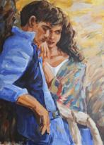 gouache op papier - 'Flamenco Dansers', Ophalen