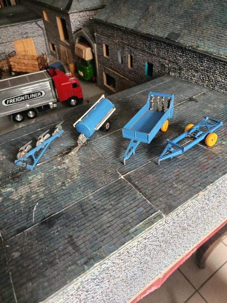 YAXON miniatuursets, Hobby en Vrije tijd, Modelauto's | 1:43, Gebruikt, Tractor of Landbouw, Overige merken, Ophalen of Verzenden