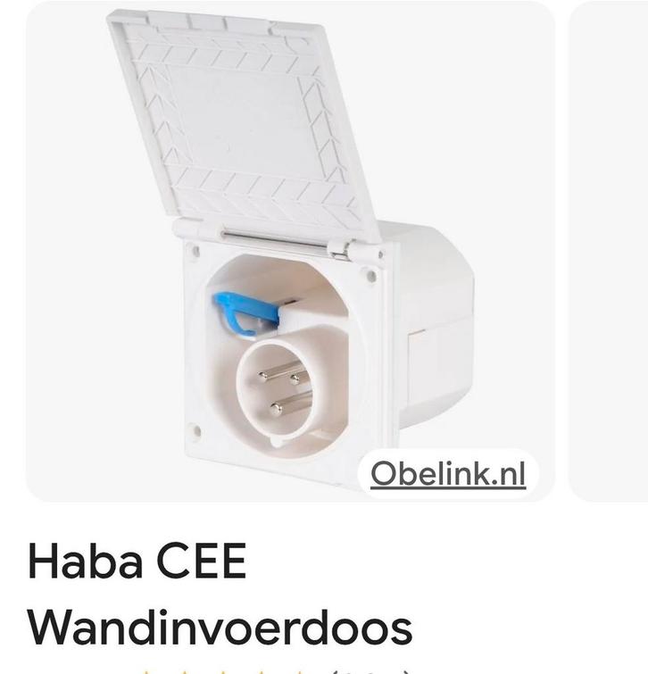 Haba CEE Wandinvoerdoos Caravan/Camper, Caravans en Kamperen, Caravan accessoires, Nieuw, Ophalen of Verzenden