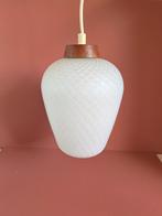 Vintage Hanglamp Melkglas, Ophalen of Verzenden, Zo goed als nieuw, Minder dan 50 cm