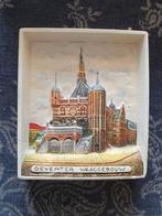 Hobra Deventer Waaggebouw Souvenir Tegel, Antiek en Kunst, Antiek | Wandborden en Tegels, Ophalen