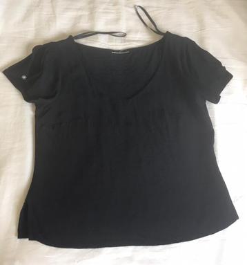 Mooie zwarte top met opende schouders Favoriete Luxe viscose beschikbaar voor biedingen