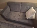 Mooie grijze 2,5-zits bank, Gebruikt, Tweepersoons, Ophalen of Verzenden, Rechte bank