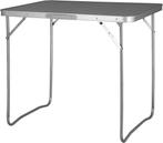 Camping dining table folding 75cm x 55cm Grey, Ophalen of Verzenden, Campingstoel