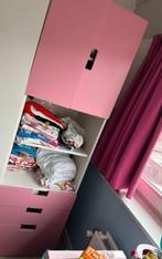 Ikea kledingkast speelgoedkast wit/roze kinderkamer, Ophalen, Gebruikt, 50 tot 70 cm, 105 cm of meer