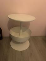 Nachtkastje/bijzet tafeltje ikea, Rond, Gebruikt, 45 tot 60 cm, Minder dan 55 cm