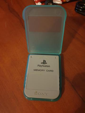 Playstation 1 Memory Card - Origineel beschikbaar voor biedingen
