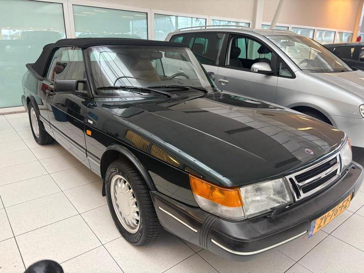 Saab 900 Cabrio 2.1i-16 NIEUWTAAT AUTO, Auto's, Saab, Bedrijf, Saab 900, Benzine, Cabriolet, Handgeschakeld, Origineel Nederlands
