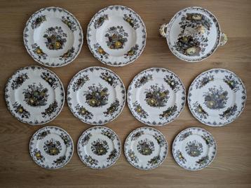 Mason's Fruit Basket servies, borden, schaal -als ongebruikt beschikbaar voor biedingen