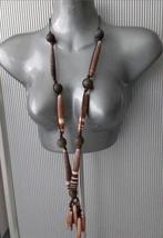 Manouk - ketting met schelp + scheermesjes, Verzenden, Zo goed als nieuw, Zwart, Steen of Mineraal
