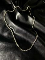 Rope ketting 60cm, Nieuw, Overige materialen, Ophalen of Verzenden, Zilver