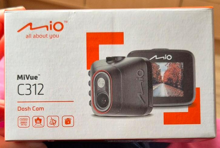 Mio MiVue C312 Dashcam - Nieuw!, Auto diversen, Dashcams, Nieuw, Ophalen of Verzenden