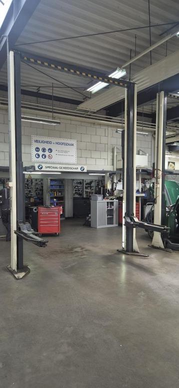 Hefbrug 2-koloms Nussbaum 3500 KG hefhoogte 198 cm!! beschikbaar voor biedingen