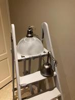 Sfeervolle glazen lampen vintage look, Huis en Inrichting, Lampen | Wandlampen, Ophalen, Zo goed als nieuw, Glas