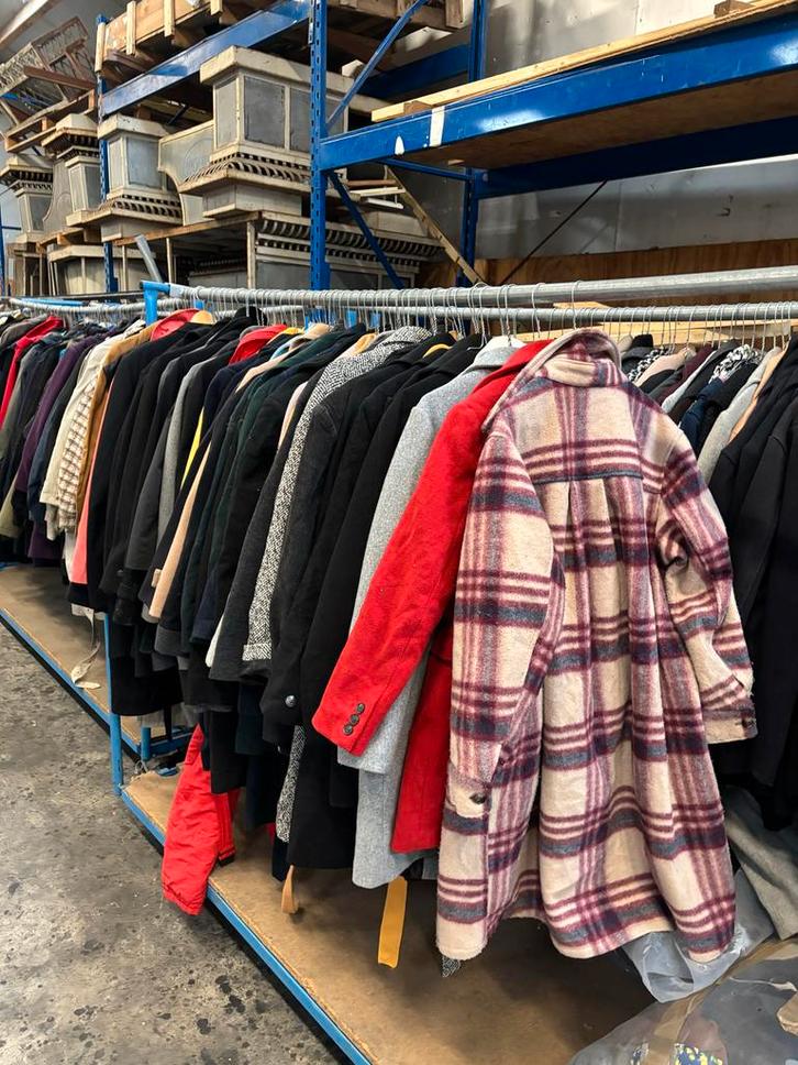 Vintage Jassen - Wol & Stoffen, Kleding | Dames, Jassen | Zomer, Gedragen, Maat 38/40 (M), Overige kleuren, Ophalen