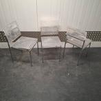 STURM und PLASTIC Vintage 3 stoelen Transparant kunststof, Huis en Inrichting, Ophalen, Vintage design Mid Century jaren 60 70 80 90