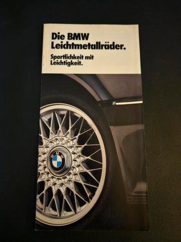Brochure BMW Leichtmetallräder 1986 beschikbaar voor biedingen