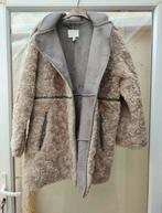 H&M Fluffy Jas, Kleding | Dames, Jassen | Winter, Ophalen, Zo goed als nieuw, Maat 42/44 (L), Beige