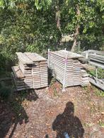 100 nette steigerplanken van 100  tot 140 cm, Doe-het-zelf en Verbouw, Hout en Planken, Ophalen, Gebruikt, 25 tot 50 mm, Steigerhout