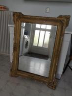Antieke Spiegel - Goudkleurig - Charles Dauguet, 50 tot 100 cm, 100 tot 150 cm, Rechthoekig, Ophalen