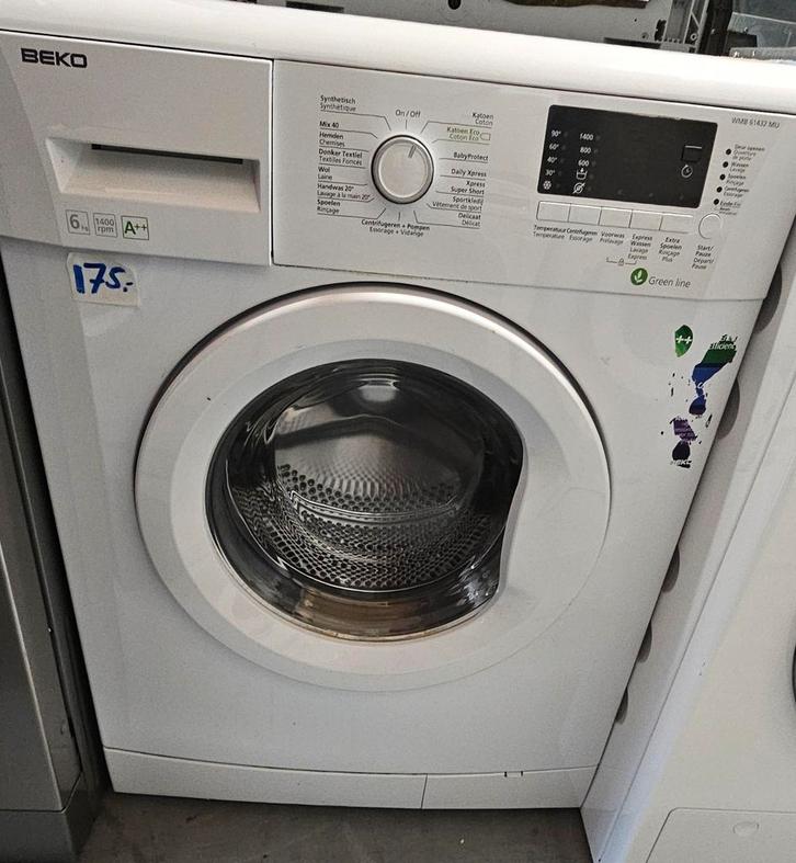 Wasmachines, Witgoed en Apparatuur, Wasmachines, Gebruikt, Voorlader, 6 tot 8 kg, 85 tot 90 cm, 1200 tot 1600 toeren, Ophalen