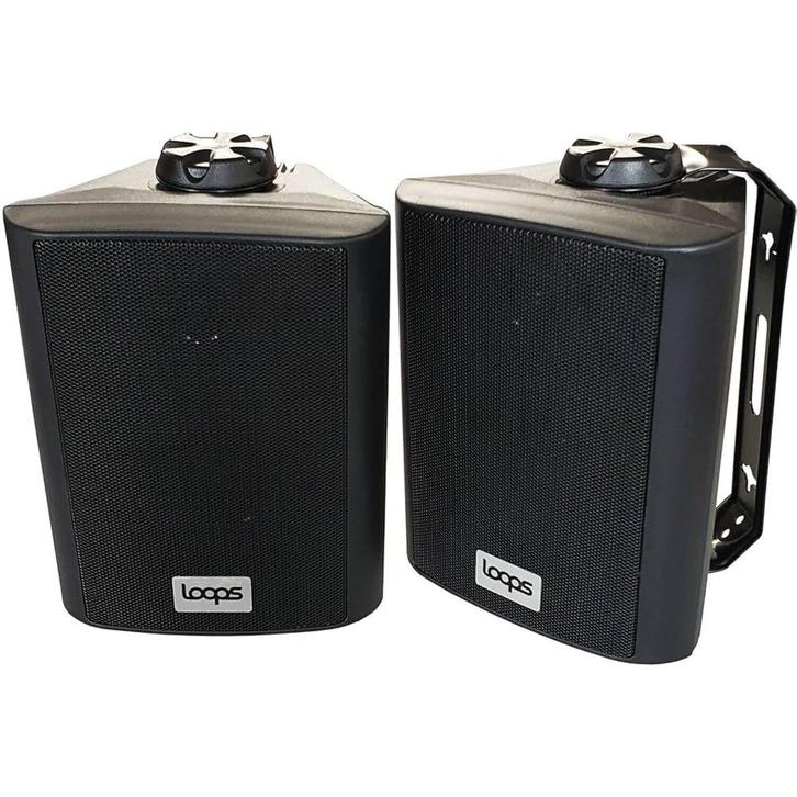 2X Buiten outdoor speakers Luidsprekers SET 70W Loops 8ohm, Audio, Tv en Foto, Luidsprekers, Nieuw, Front, Rear of Stereo speakers