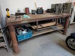 Stalen Werkbank / Lasbank - Robuust, Ophalen, Gebruikt