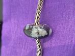Obsidian snowflake van Trollbeads, Verzenden, Zo goed als nieuw, Zwart, Zilver