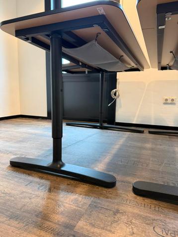 IKEA BEKANT Bureau zwartbruin 160x100cm - afbeelding 7
