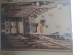 Ikea posters van Parijs in zilvergrijze lijst, 140 bij 100, Huis en Inrichting, Ophalen, Gebruikt, 125 cm of meer, Foto of Poster