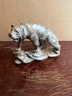 Gestoken speksten tijger chinees, Verzamelen, Beelden en Beeldjes, Ophalen of Verzenden, Zo goed als nieuw, Dier