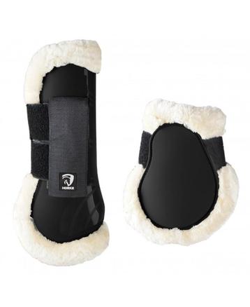 Nieuw Horka peesset met bont Zwart maat S (Pony) of L (Full) beschikbaar voor biedingen
