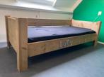 Eenpersoons bed steigerhout, Huis en Inrichting, Slaapkamer | Bedden, 90 cm, Gebruikt, Eenpersoons, Ophalen