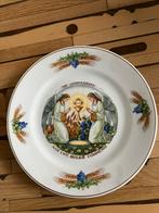 Petrus Regout ontbijtbordje Eerste  Communie, Antiek en Kunst, Ophalen of Verzenden