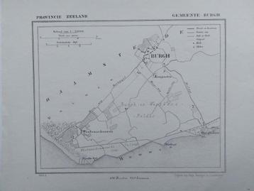11 / Burgh Kraaijenstein Westerschouwen van J. Kuyper 1865 beschikbaar voor biedingen