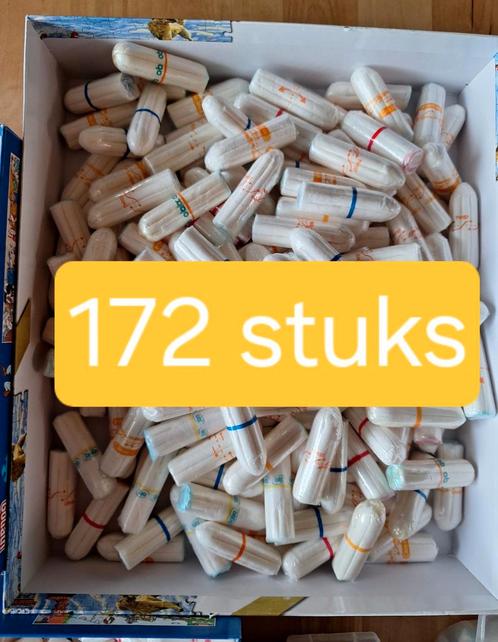 Grote partij 172 nieuwe tampons super en normaal, Diversen, Verpleegmiddelen, Nieuw, Ophalen of Verzenden