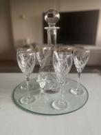 Kristallen Karaf met 6 Glazen Toscane Wedgwood, Antiek en Kunst, Antiek | Glas en Kristal, Ophalen of Verzenden