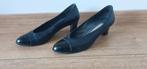 Vintage dames schoenen zwart maat 38 Franco Visconti, Schoenen met lage hakken, Zwart, Ophalen of Verzenden, Zo goed als nieuw