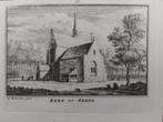 160 / Kerk Arkel in het land Gorkum Gravure van A. Rademaker, Ophalen of Verzenden