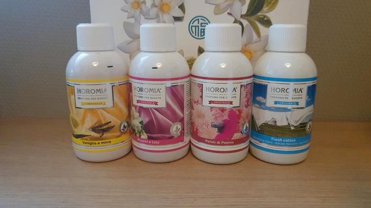 HOROMIA wasparfum    4 flessen á 250 ml, Huis en Inrichting, Schoonmaakartikelen, Schoonmaakmiddel, Verzenden