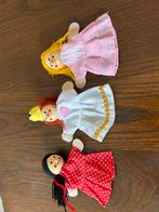 3 poppetjes vinger poppekast samen te koop, Verzamelen, Ophalen of Verzenden, Zo goed als nieuw